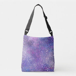 Pink And Purple Sequins Bling Crossbody Bag