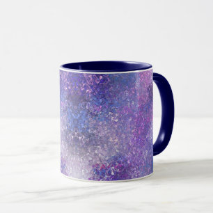 Pink And Purple Sequins Bling  Mug