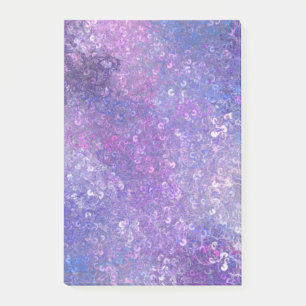Pink And Purple Sequins Bling Post-it Notes
