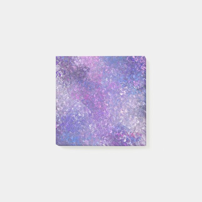 Pink And Purple Sequins Bling  Post-it Notes (Front)