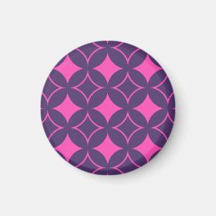 Pink and purple shippo magnet