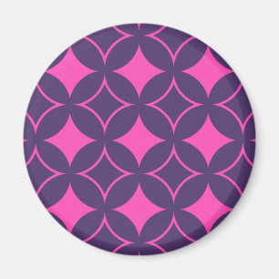 Pink and purple shippo magnet