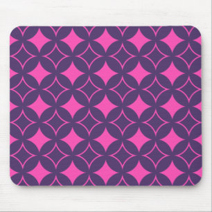 Pink and purple shippo mouse pad