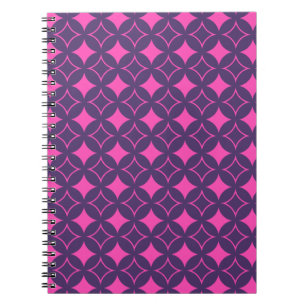 Pink and purple shippo notebook