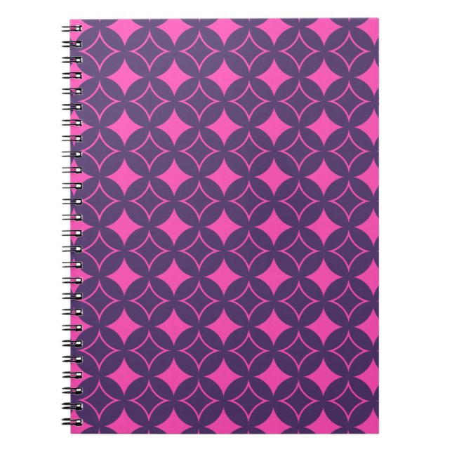 Pink and purple shippo notebook (Front)