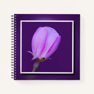 Pink and Purple Spring Blossom Elegant Floral Notebook