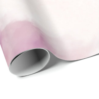 Pink and Purple Watercolor Floral Linktree Backgro Wrapping Paper