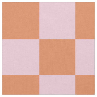 Pink and Red Chequered Pattern Fabric