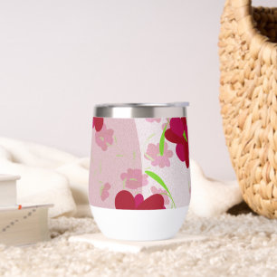 Pink and Red Flowers - Floral