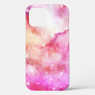 Pink And Red Galaxy Pattern iPhone 12 Case