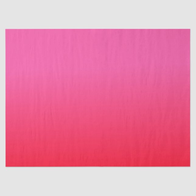 Pink and Red Gradient Tissue Paper (Front)