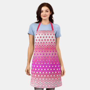 Pink and Red Mosaic Apron