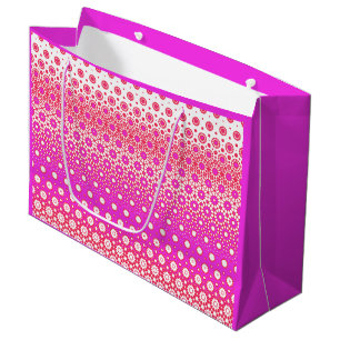 Pink and Red Mosaic Large Gift Bag