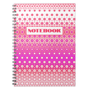 Pink and Red Mosaic Notebook