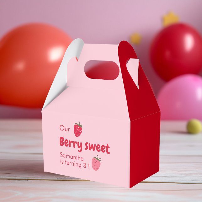 Pink and ReSunshine is Turning One Birthday Party  Favour Box (Creator Uploaded)