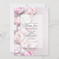 Pink and Rose Gold Balloons Bridal Shower