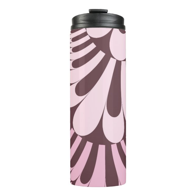 Pink and Rose Loop Thermal Tumbler (Front)