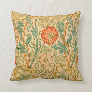 Pink and Rose Pattern (by William Morris) Cushion