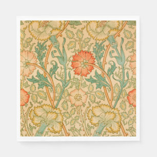 Pink and Rose Pattern (by William Morris) Napkin