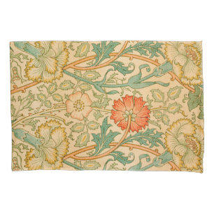 Pink and Rose Pattern (by William Morris) Pillowcase