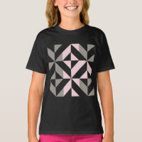 Pink and Silver Geometric ZigZag