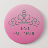 Pink and Silver Pageant Tiara Support / Team