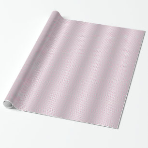 Pink and Silvery White Polka Dot Pattern Wrapping Paper