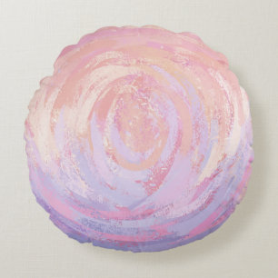 Pink and Stinky Round Cushion