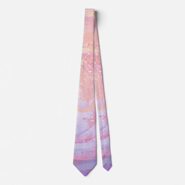 Pink and Stinky Textured Tie (Front)