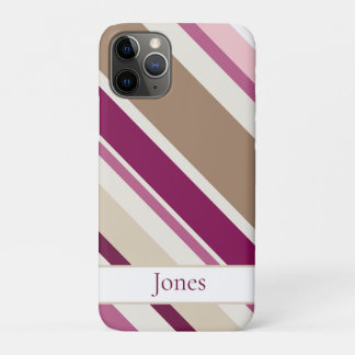 Pink and Tan iPhone 11 Pro Case
