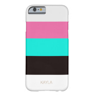 Pink And Turquoise Barely There iPhone 6 Case
