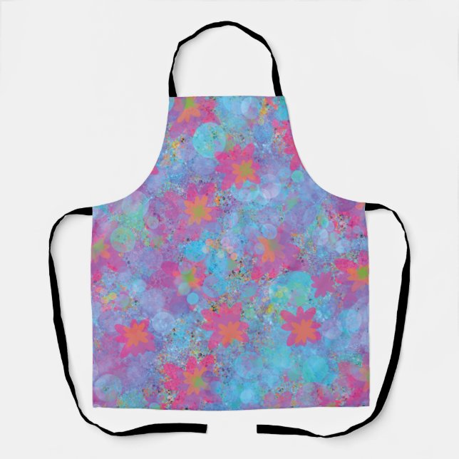 Pink and Turquoise Dream Apron (Front)