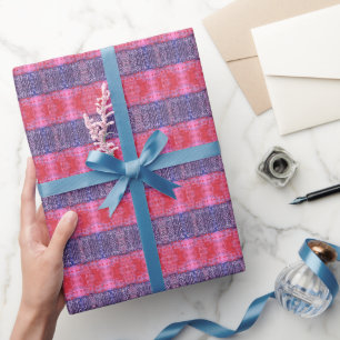 Pink and violet wrapping paper