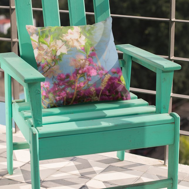 Pink and White Azaleas Cushion (Creator Uploaded)