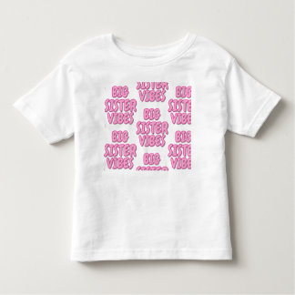 Pink and White Big Sister T-Shirt