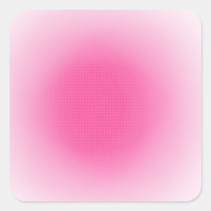 Pink And White Blank Template Custom Trendy Square Sticker