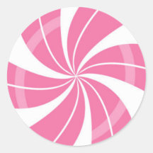 Pink and white candy swirl, peppermint candy