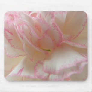 Pink and White Carnation Mousepad
