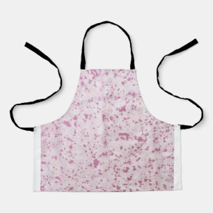 Pink and White Cowhide Country Western Apron