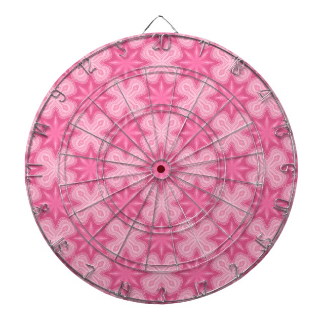 Pink And White Dartboard (Front)
