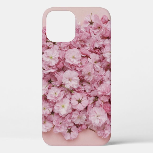 PINK AND WHITE FLOWER PETALS Case-Mate iPhone CASE (Back)