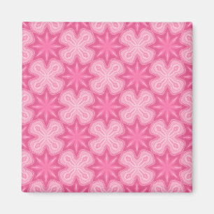 Pink And White Magnet