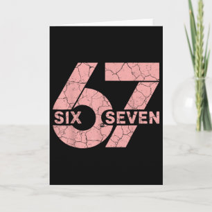 Pink And White Number 67 Jersey Player Uniform #67 Card