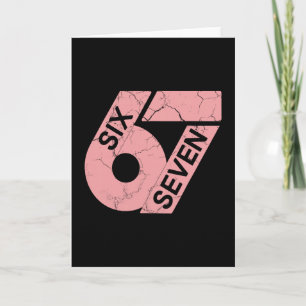 Pink And White Number 67 Jersey Player Uniform #67 Card