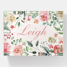 Pink and White Painted Roses Frame