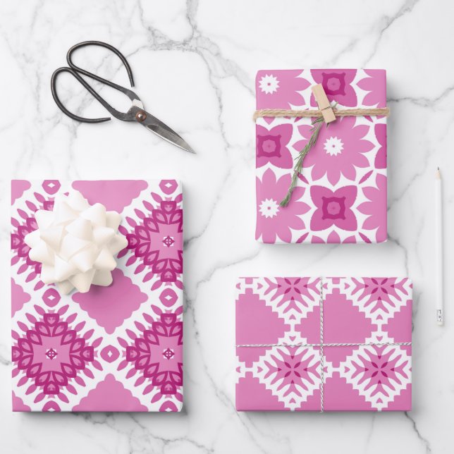 Pink and White Paper Pack 80 (Front)