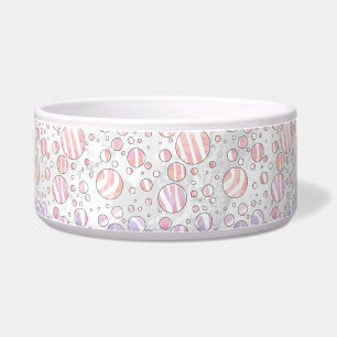 Pink and White Polka Dot Zebra