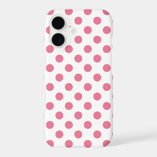 Pink and white polka dots