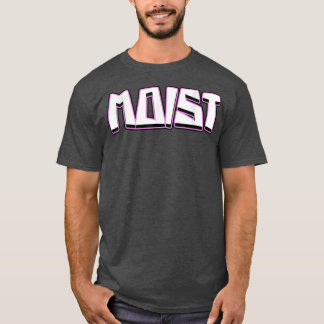 PINK AND WHITE RETRO MOIST  T-Shirt