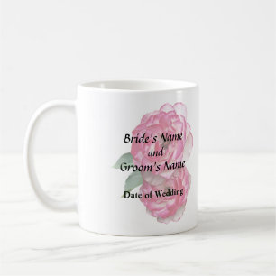 Pink and White Roses Coffee Mug